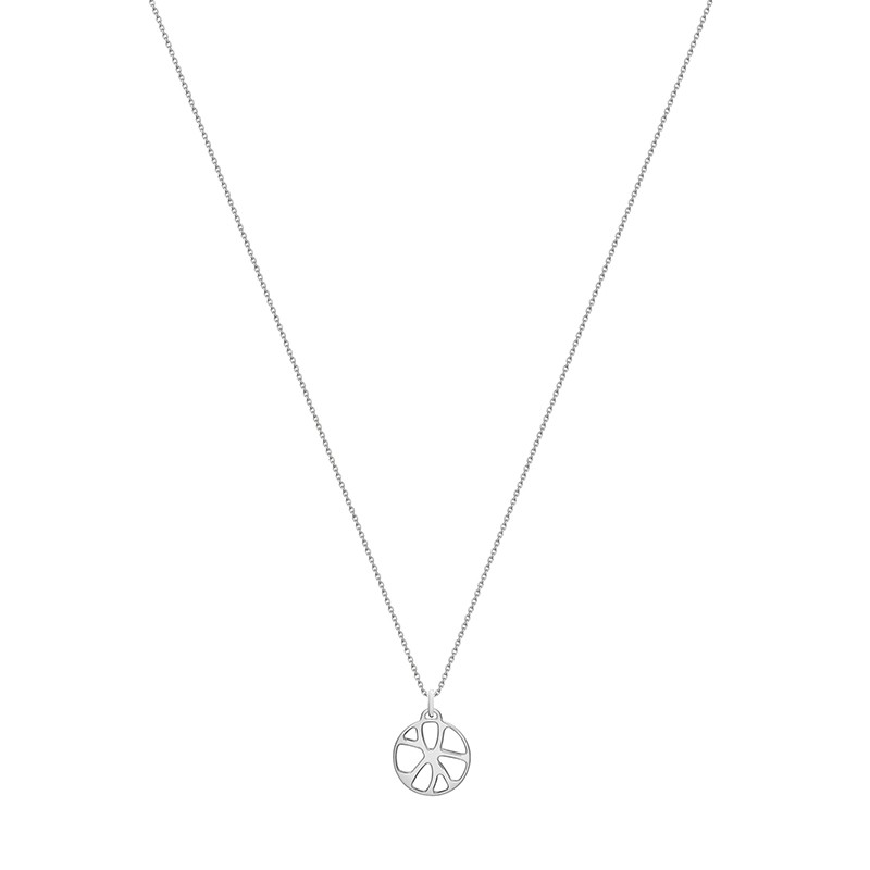 LES GEORGETTES PENDENTIF ROND Nenuphar argenté 16MM 70327911600000