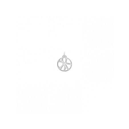 LES GEORGETTES PENDENTIF ROND Nenuphar argenté 16MM 70327911600000