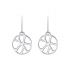 Boucles d'oreilles Les Georgettes dormeuses Nenuphar finition argent 70331121600000