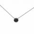 Collier Carador oxydes noirs et argent 925/000e