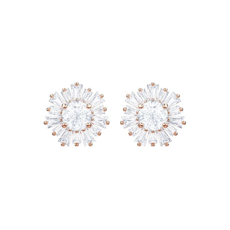 Boucles d'oreilles Swarovski Sunshine doré rose 5459597