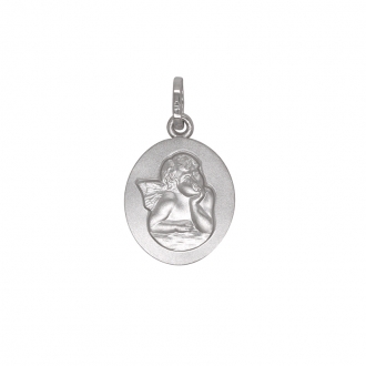 Pendentif Carador ange or blanc 375/000 9K20571G