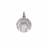 Pendentif Carador vierge Marie or blanc 375/000 éme 9K20492G