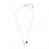 Collier Swarovski Ginger plaqué or rose, cristal rose 5472446