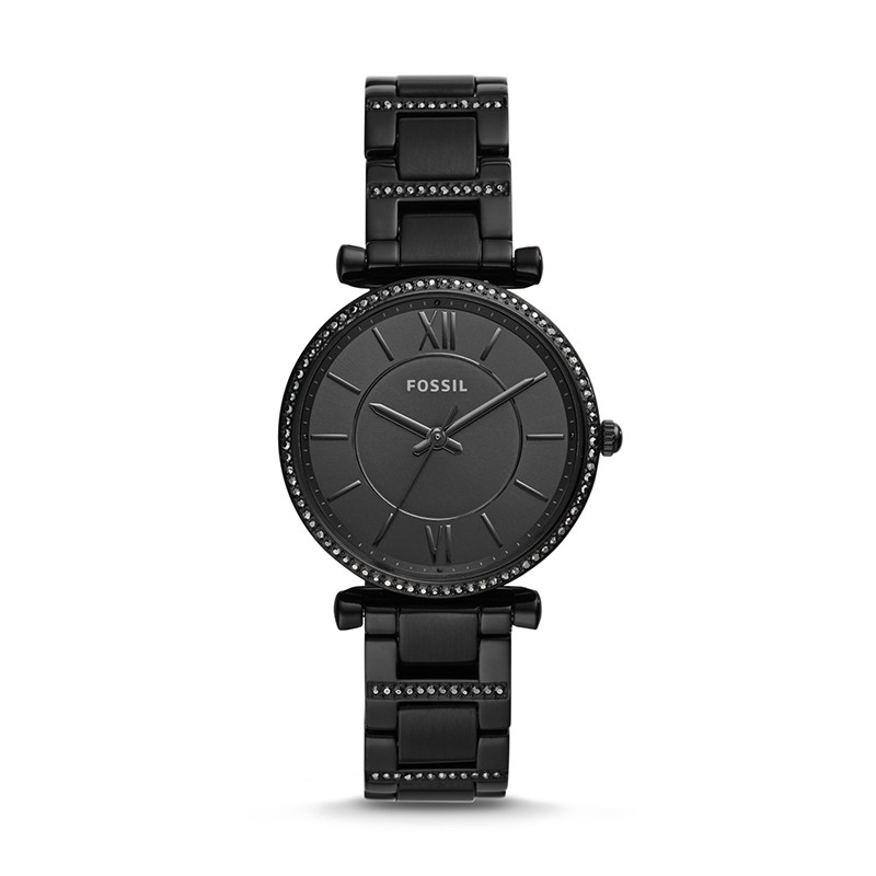 Montre femme Fossil collection Carlie noire ES4488