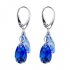 Boucles d'oreilles pendantes  Indicolite Bleues DO-SABINE-296