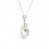 Collier Indicolite Larme cristal blanc CO-LARM-001AB