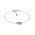 Bracelet Carador coeurs en argent 925/000 et oxydes de zirconium