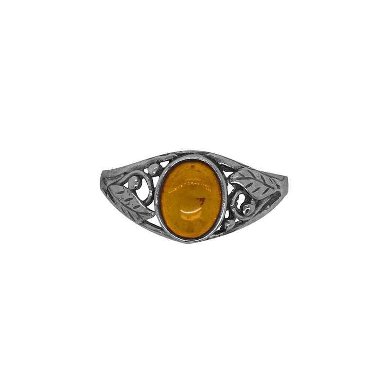 Bague Carador ambre et argent 925/000