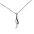 Collier Femme Carador virgules argent 925/000 et oxydes de zirconium bicolores RPS00226