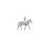 Pendentif cheval en argent 925/000. 74825337-Carador