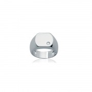 Bague chevaliére homme en argent 925/000 de chez Carador Bague chevaliére homme en argent 925/000 de chez Carador