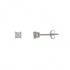 Boucles d'oreilles Carador Diamants 0,15 cts et Or blanc 375/000