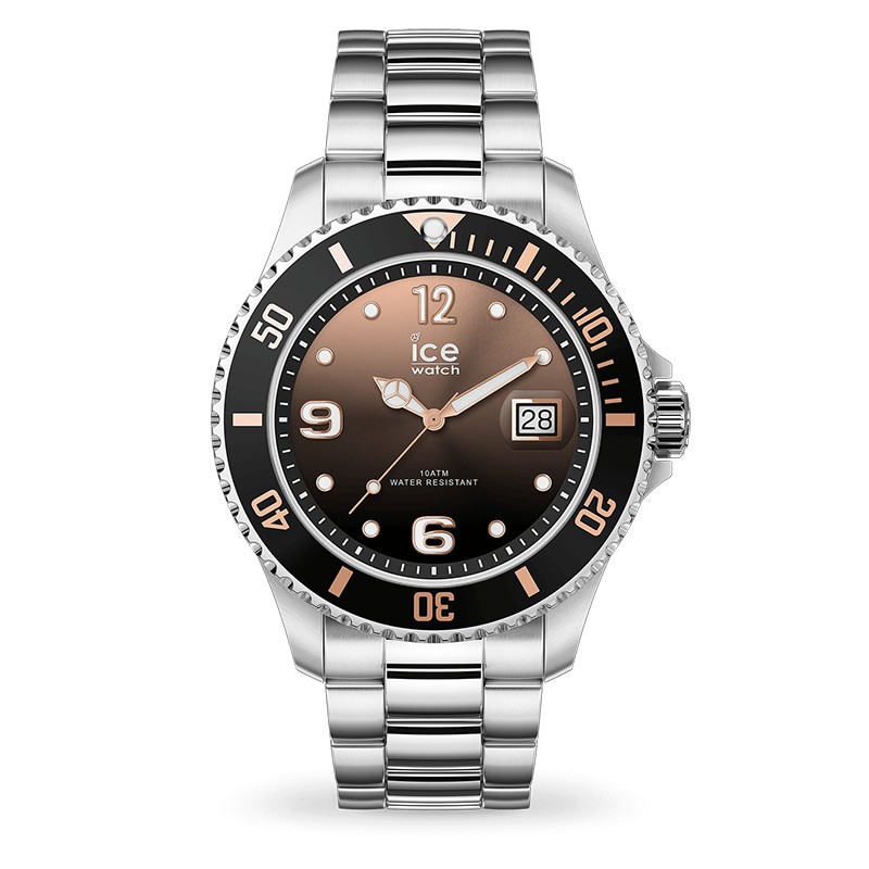 Montre Ice-Watch ICE Steel Black sunset silver Medium 016768