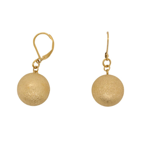 Boucles d'oreilles boules brillantes AMPORELLE ESS464Y
