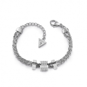 Bracelet Guess Love knot métal argenté UBB78058-S