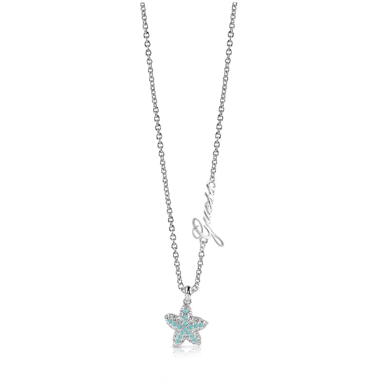 Collier Guess Starfish argenté UBN78003