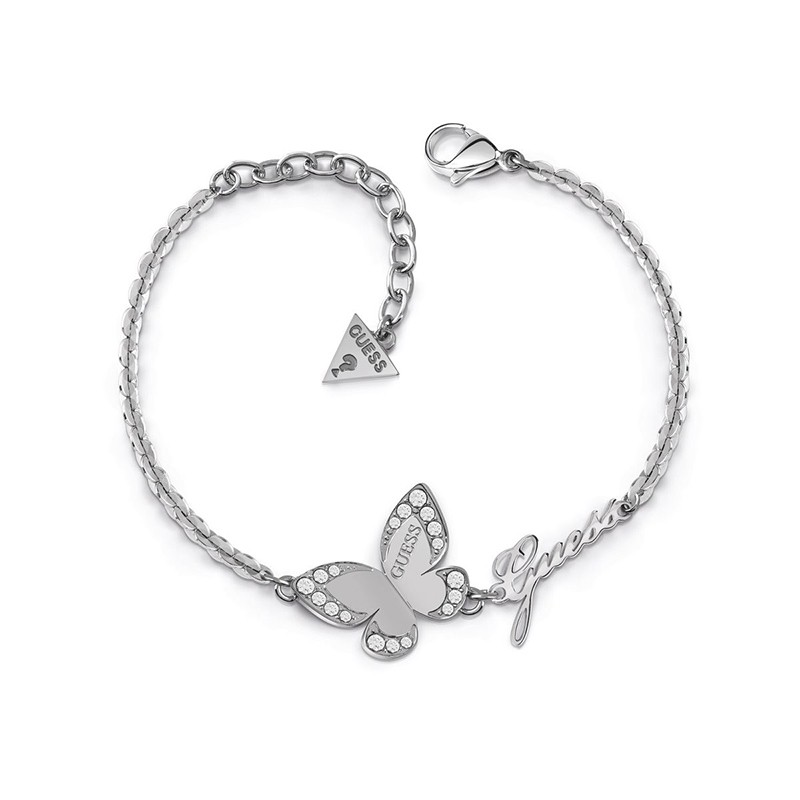 Bracelet Guess Love Butterfly métal argenté UBB78049-S