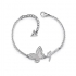 Bracelet Guess Love Butterfly métal argenté UBB78049-S