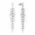 Boucles d'oreilles Femme Swarovski Mayfly métal rhodié 5446037