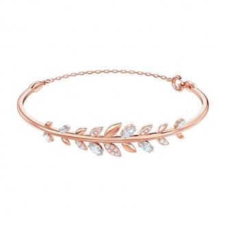 Bracelet jonc Femme Swarovski Mayfly métal plaqué or rose 5410411