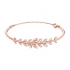 Bracelet jonc Femme Swarovski Mayfly métal plaqué or rose 5410411