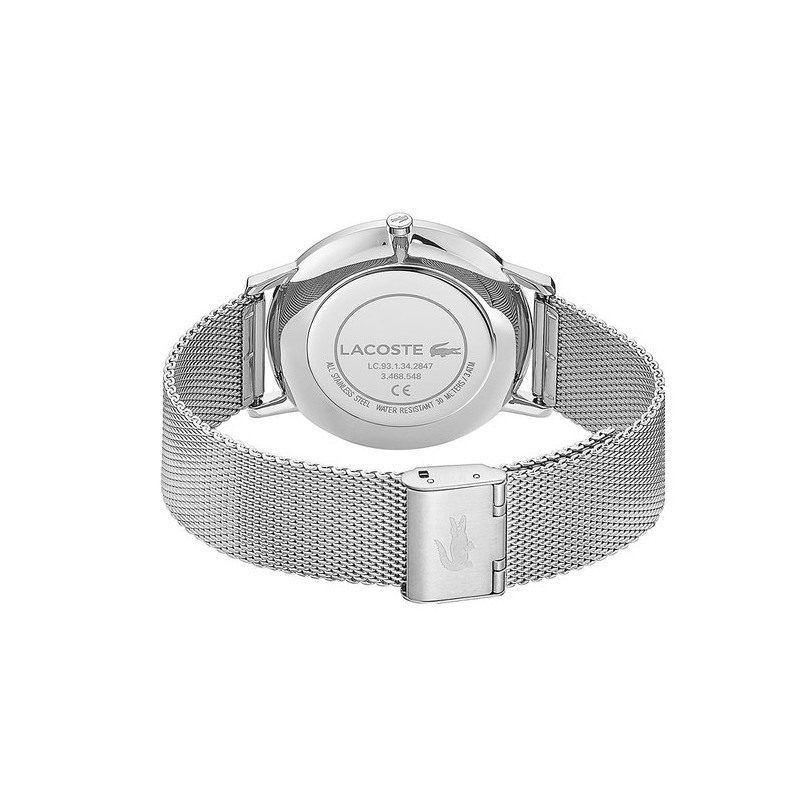 Montre LACOSTE DEGRON homme acier argenté  2011005