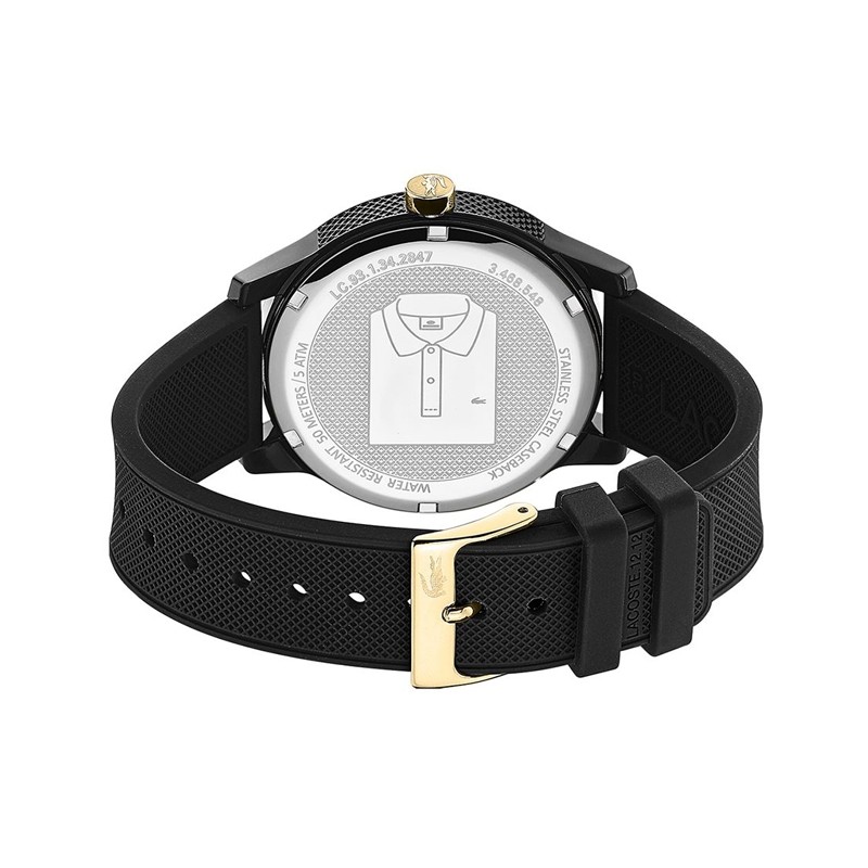 Montre  Lacoste bracelet silicone  noir 2011010