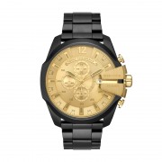Montre Homme Diesel Mega Chief acier noir DZ4485 Montre Homme Diesel Mega Chief acier noir DZ4485