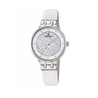 Montre Festina Mademoiselle cuir blanc F20404/1