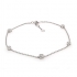 Bracelet Femme Carador diamants 0,05 cts et or blanc 750/000