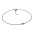 Bracelet Femme Carador pastille diamants 0,03 cts et or blanc 750/000