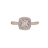 Carador - Bague OR 750/000, Diamant 0.18 carats