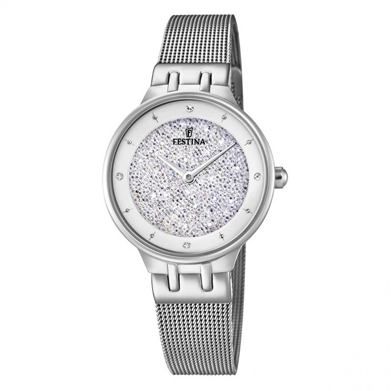 Montre Festina Mademoiselle acier argenté F20385/1