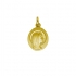 Pendentif Carador vierge Marie or jaune 375/000 