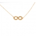 Collier Carador en Or Jaune 18K Fantaisie Infini