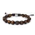 Bracelet Homme Fossil oeil de tigre et bronzite JF03110040