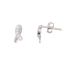 Boucles d'oreilles en argent 925/000 et oxydes de zirconium