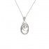 Collier en argent 925/000 et oxydes de zirconium