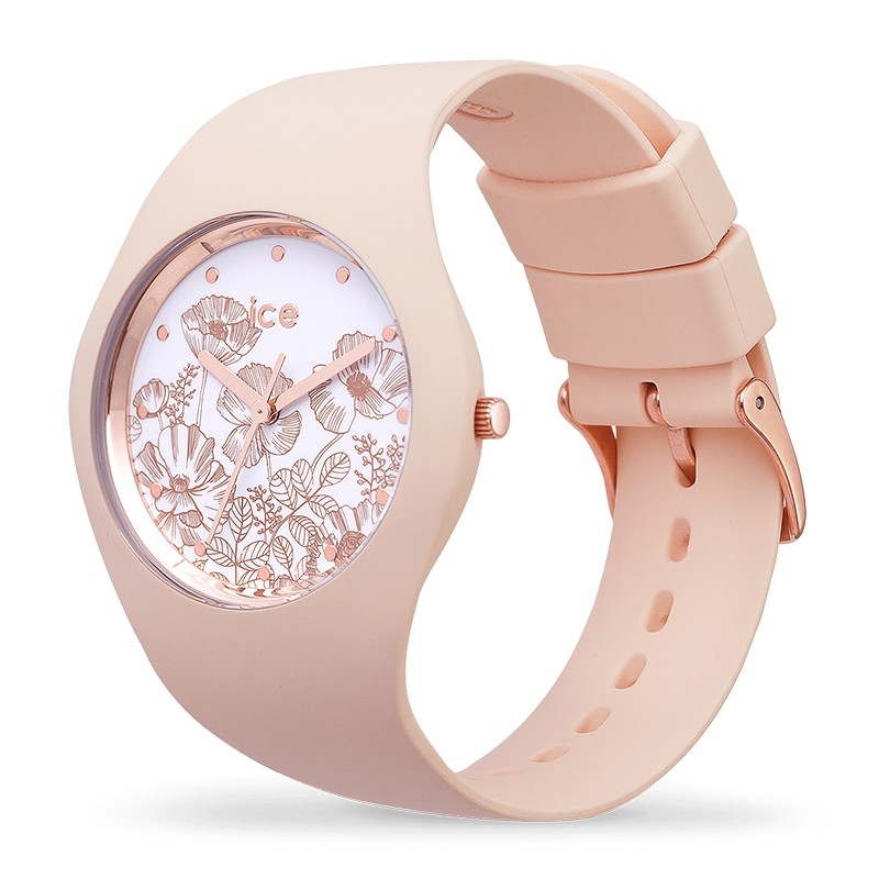 Montre Ice Watch Ice flower Spring Nude Medium 016670