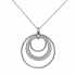 Collier femme Carador Cercles en argent 925/000 et oxydes de zirconium