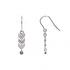 Boucles d'oreilles Silver Pop flêches argent 925/000 et oxyde de zirconium