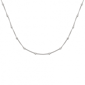 Collier Silver Pop maille fantaisie en argent 925/000