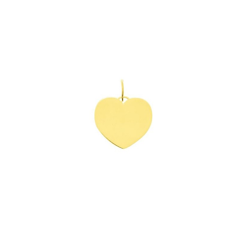 Pendentif Carador coeur fin or jaune 750/000