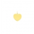 Pendentif Carador coeur fin or jaune 750/000