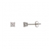 Boucles d'oreilles Carador Diamants 0,10 cts et Or blanc 750/000