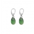 Boucles d'oreilles  Indicolite Larme cristal vert DO-LARM-360