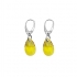 Boucles d'oreilles  Indicolite Larme cristal jaune DO-LARM-226