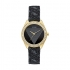 Montre Triangle Guess en cuir et tissu noir W0884L11