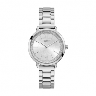 Montre Ladies Dress Guess en acier argenté W1231L1